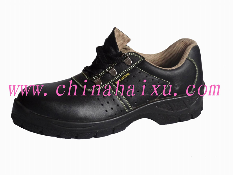 Cow Leather PU Outsole Safety Footwear