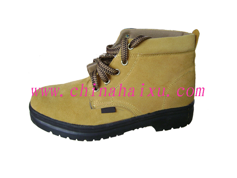 Embossed Yellow Goodyear Safety Shoes