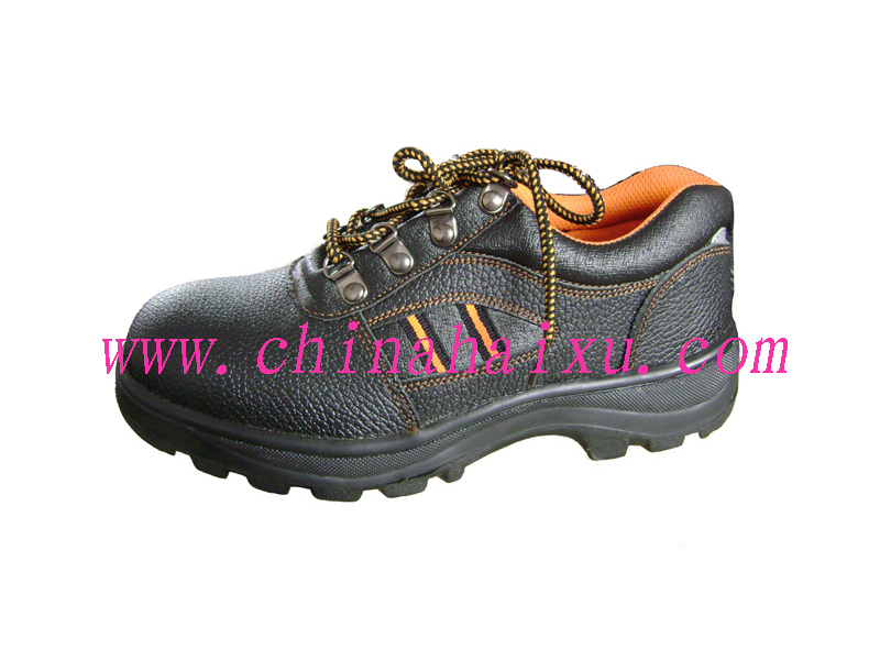 Steel Toe Leather Embossed Safety Shoes
