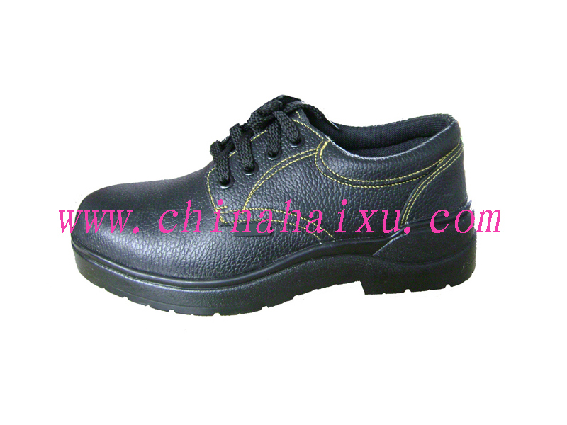 Black Steel Toe Work Safety Shoes