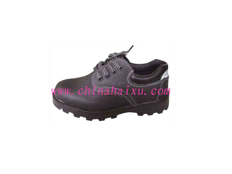 Steel Toe Black Working Safety Shoes