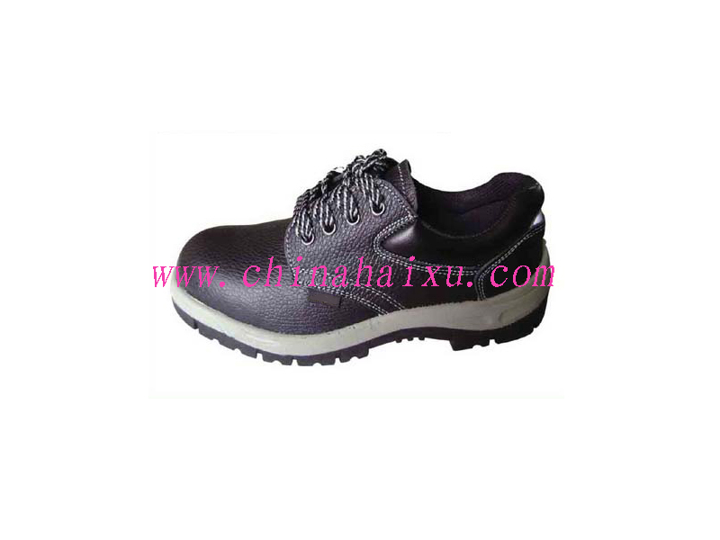 Black Embossed Safety Shoes
