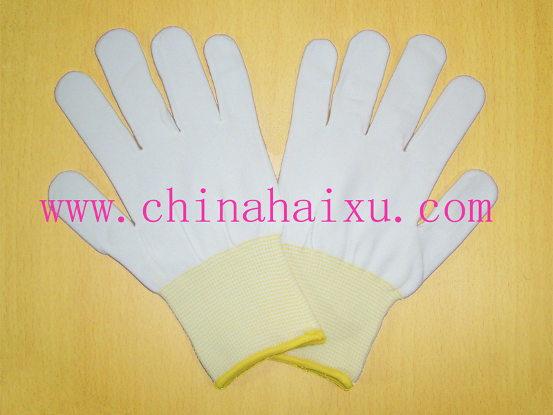13 gauge polyester knitted working gloves