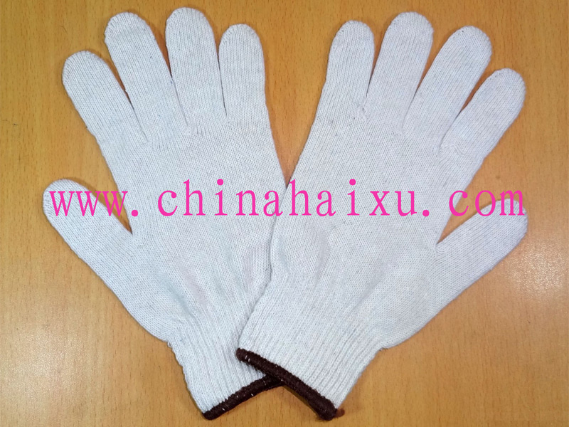 10 gauge natural white industry cotton labor gloves