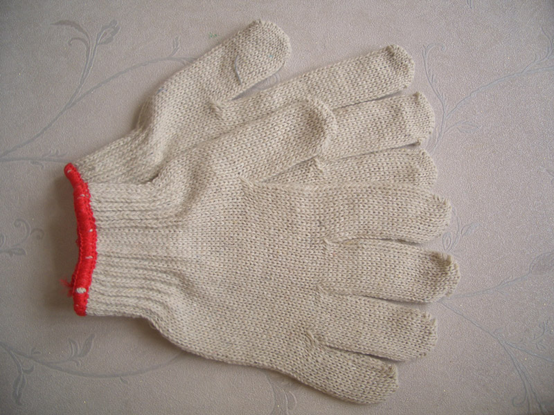 7 gauge cotton knitted work gloves