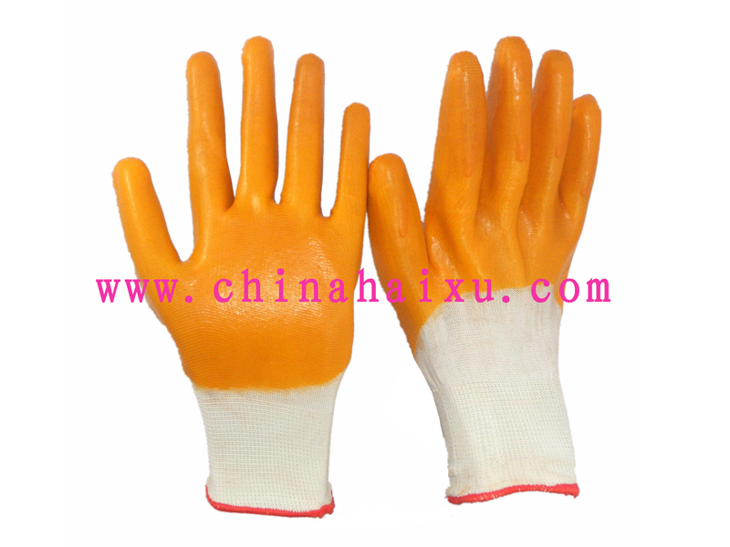 Construction gloves PVC coated gloves