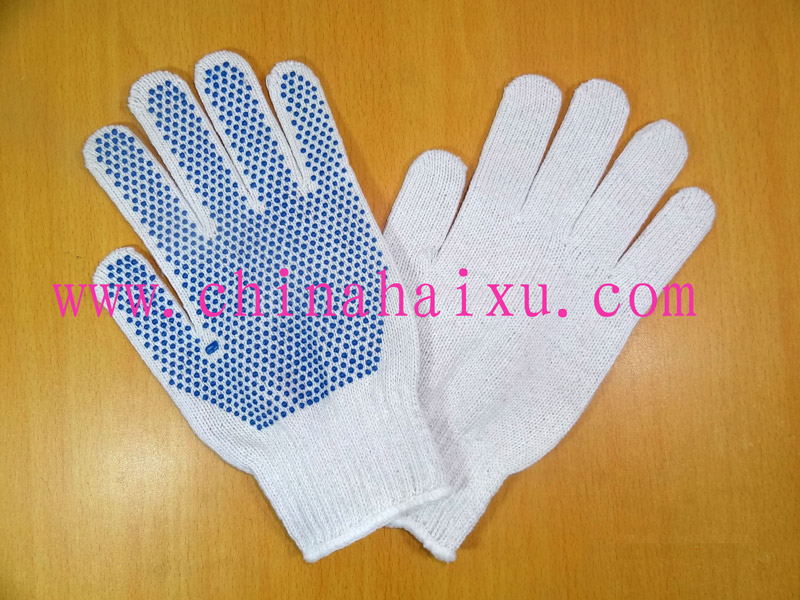 PVC dotted coated labor gloves