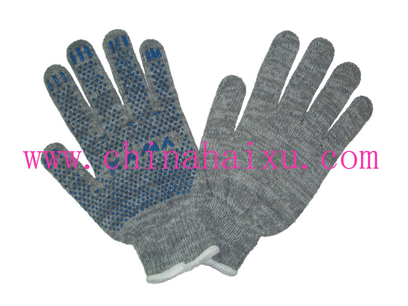 PVC dotted coated anti-skidding gardening work gloves