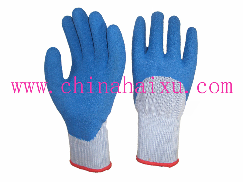 3/4 dipped latex coated work gloves