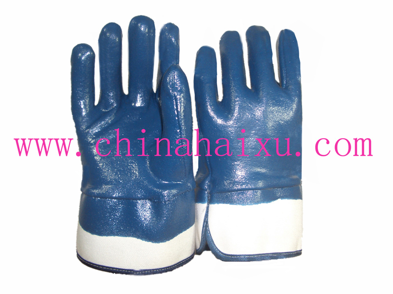 Nitrile full coating protective gloves